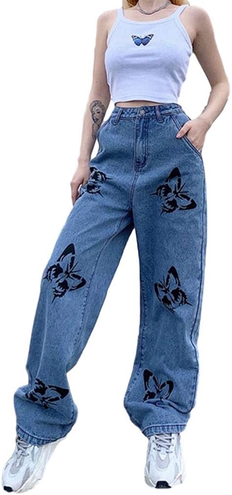 Miwaimao 2020 Nuevo Verano Vintage Jeans Mujer Suelto Denim Pantalones