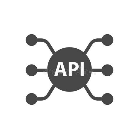 Api Application Programming Interface Stock Vector Illustration Of