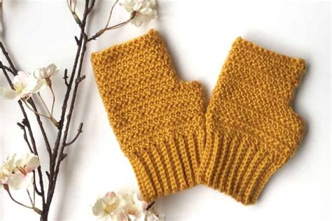 15 Free Crochet Fingerless Gloves Patterns Sarah Maker
