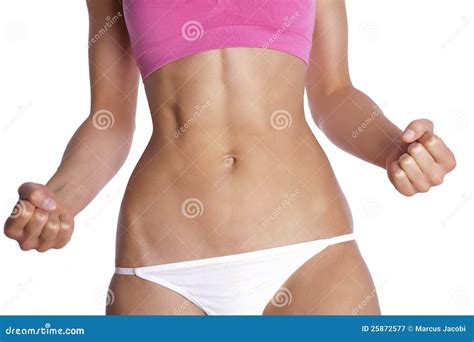 Females Abdominal Muscles Stock Image Image Of Athletic 25872577