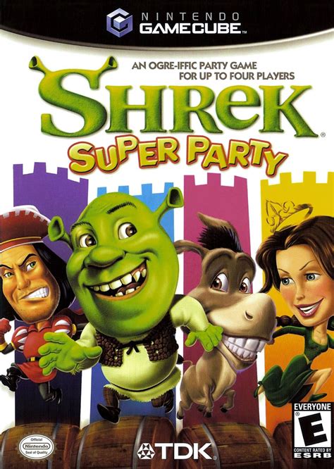 Shrek birthday party food ideas: Shrek Super Party Gamecube Game