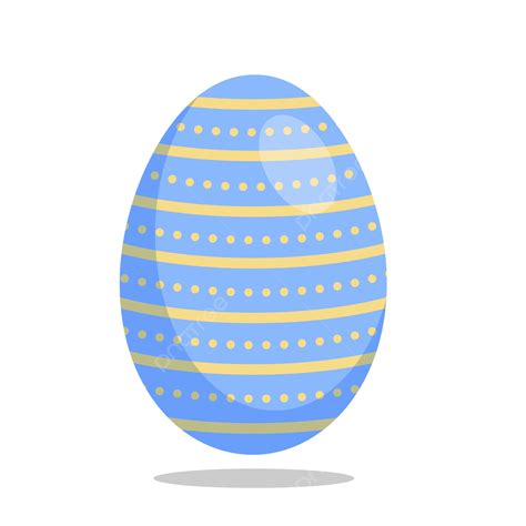 Blue Easter Egg Clipart Vector Blue Decorative Easter Egg Blue Pattern Watercolor Png Image