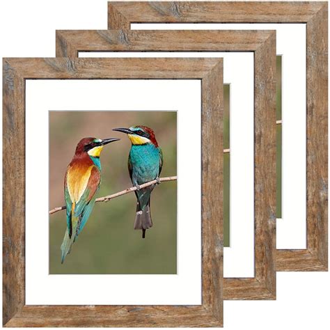 Buy Wocred 3 Pack Rustic Picture Frame—11x14 Photo Frame For Wall Ing