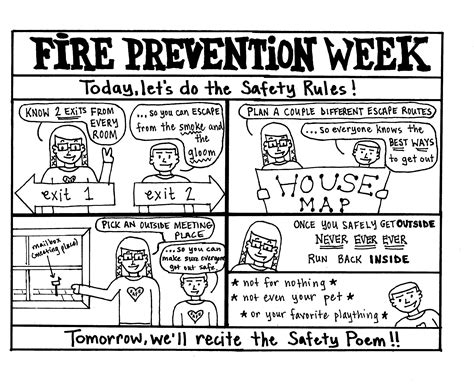 Canny Fire Safety Printable Mason Website