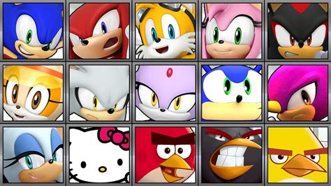 Sonic Characters Pictures And Names
