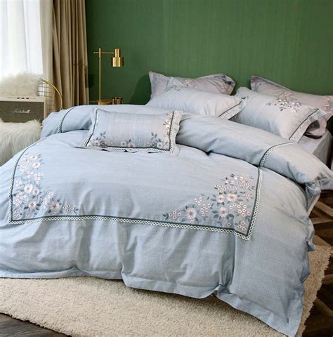 Elegant retro flower bedding set adult,full queen king cotton vintage 