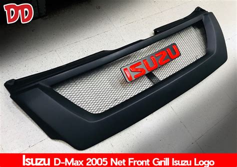 Isuzu Dmax 2005 Net Front Grill W Isuzu Red Logo