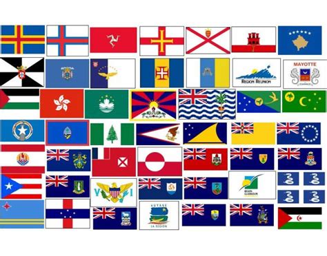 Flags Of Semi Independent States — Printable Worksheet