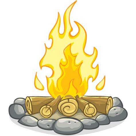 Camping Campfire Clip Art Campfire Png File Png Download 10241024