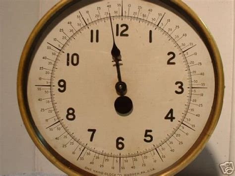 One Hand Clock Warren Pennsylvania 25844949
