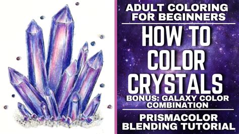 How To Color Crystals Step By Step Easy To Follow Tutorial Adult