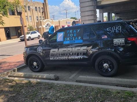 Photos Muskogee County Sheriffs Office Decorates The Cruiser Of A