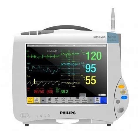 10 300mmhg 20 254bpm Philips Intellivue Mp50 Patient Monitor At Rs