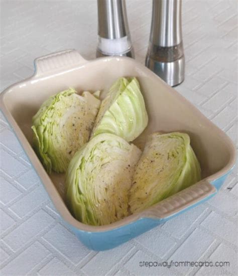 Stir again and adjust seasoning to taste. Roasted Cabbage Wedges with Mustard Butter Sauce - low ...