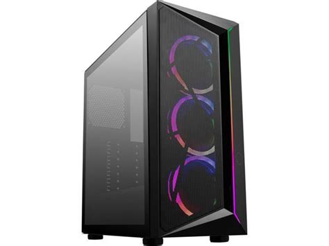 Cooler Master Cmp 510 Atx Mid Tower With Mesh Intakes Argb Edge Strip