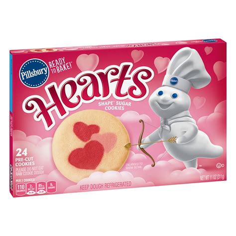 Put these on a pan and they'll be ready to eat in minutes. Pillsbury Ready to Bake!™ Hearts Shape® Sugar Cookies ...