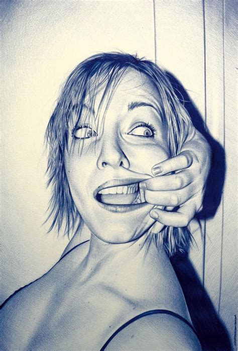 Hyper Realistic Drawings With Ballpointpen