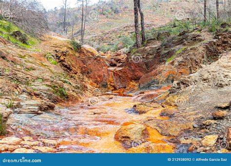 Source Of Tinto River In Huelva Andalusia Spain Stock Photo Image