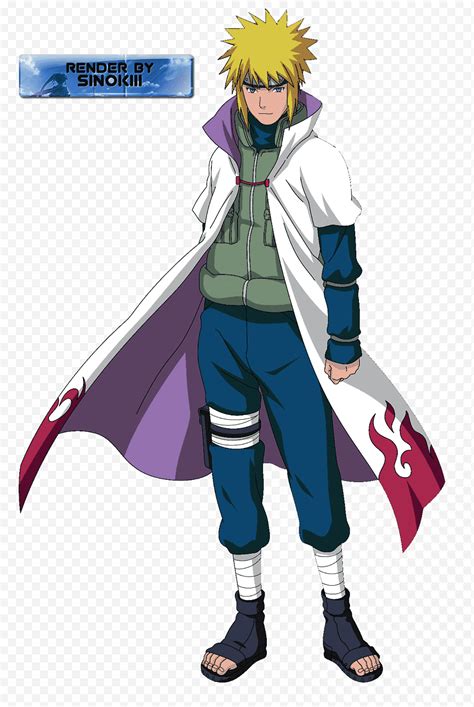 Minato Namikaze 4th Hokage Render Naruto Character Wallpaper Png