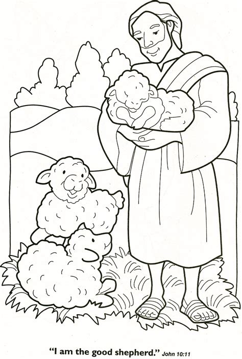 Jesus The Good Shepherd Coloring Page Best Of Jesus The Good Shepherd