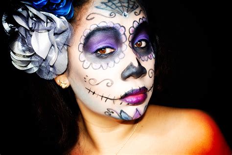 Halloween Makeup Tutorial Sugar Skull Makeup Honeygirlsworld