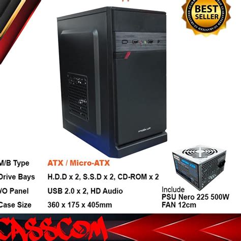 Jual Buruan Dapetin Computer Case 3 Power Up Micro Atx Aeromax W