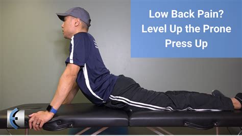 Level Up The Prone Press Up Modern Manual Therapy Blog Manual