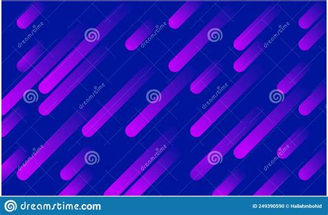 Minimal Geometric Vector Blue Background Simple Shapes With Trendy