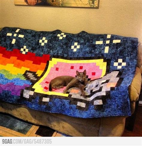 I have seen nyan cat almost everywhere as well anyways, i hope you all have fun with learning how to draw nyan cat, as you can see the task is going to be as easy as counting to three. Pop tart cat | Nyan cat, Cat blanket, Cats