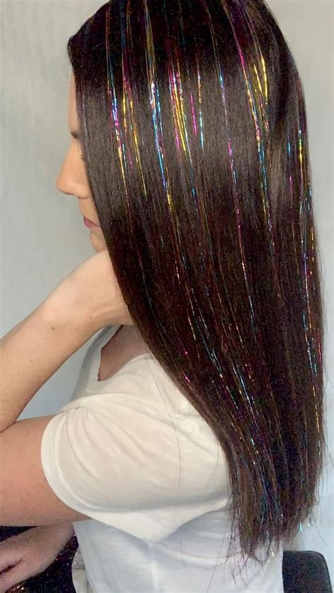 Pin On How To Hair Bling Sparkling Hair Tinsel