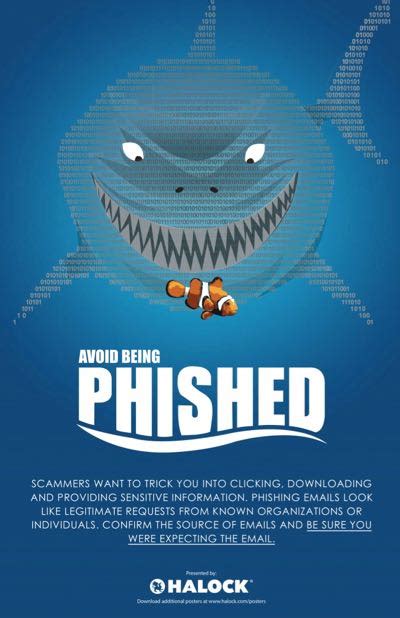 (spillage) what should you do when you are working on an unclassified system and receive an email with a classified attachment? Phishing InfoSec Posters - HALOCK