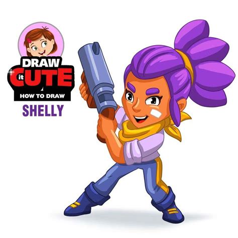 Shelly Brawl Stars Draw It Cute Brawl Brawlstars Draw Drawings