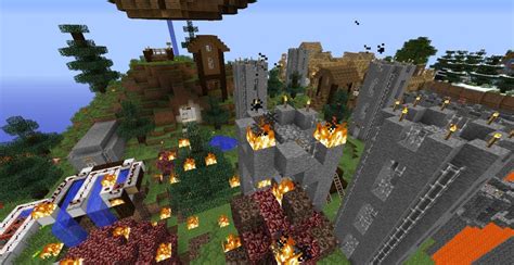 Lava Archipelango Survival Games Over 5000 Blocks Minecraft Map