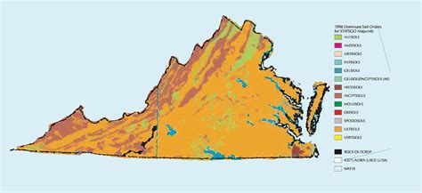 Virginia Soil Types Map