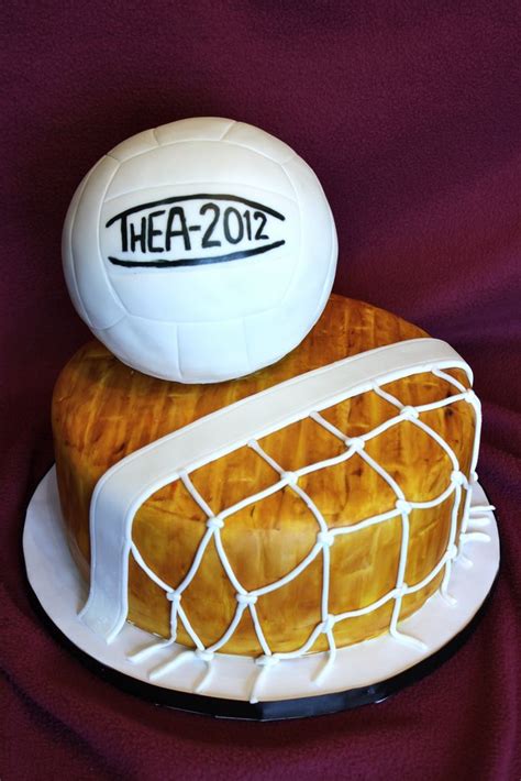 Volleyball Cake Volleyball Cakes Food Cupcake Cakes