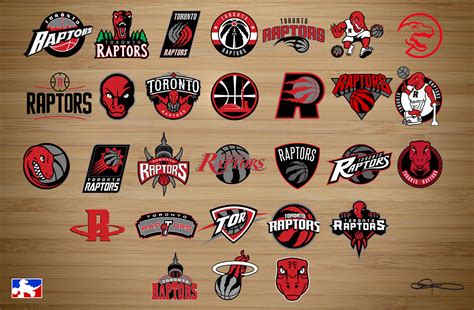 Artist Makes Other 29 Nba Team Logos Featuring The Toronto Raptor