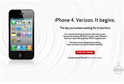 Verizon Iphone 4 Now On Pre Order