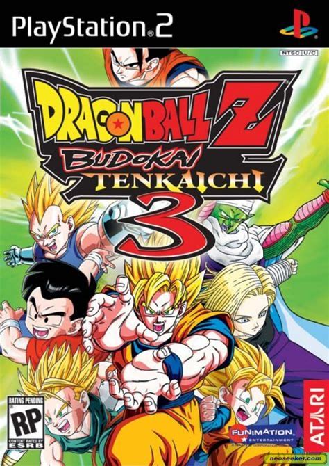 Budokai tenkaichi 3 delivers an extreme 3d fighting experience, improving upon last year's game with over 150 playable characters, enhanced fighting techniques, beautifully refined effects and shading techniques, making each character's effects more realistic, and over 20 battle stages. Dragon Ball Z: Budokai Tenkaichi 3 PS2 Front cover