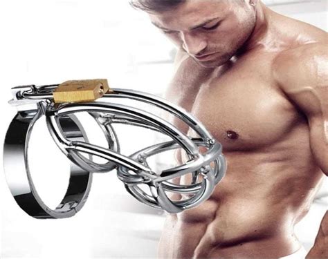 Male Chastity Lock Stainless Steels CB Chastity Device For Man Fetish