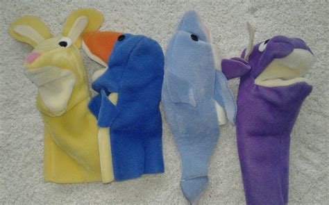 Original Baby Einstein Hand Puppets Set Of 4 Rare Parrot Dolphin
