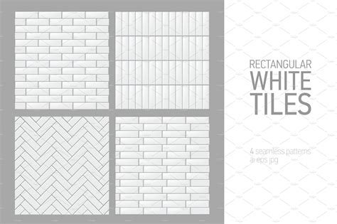 Modern Rectangular White Tiles Creative Daddy