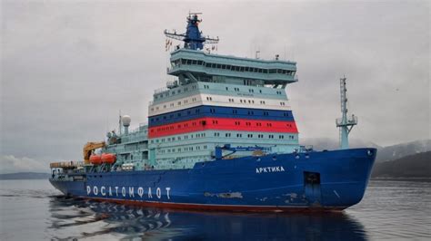 Новый атомный ледокол «Арктика» проекта 22220 прибыл в Мурманск
