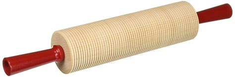 420 Wood Rolling Pin Corrugated Bulk Made Of Hard Maple By Bethany