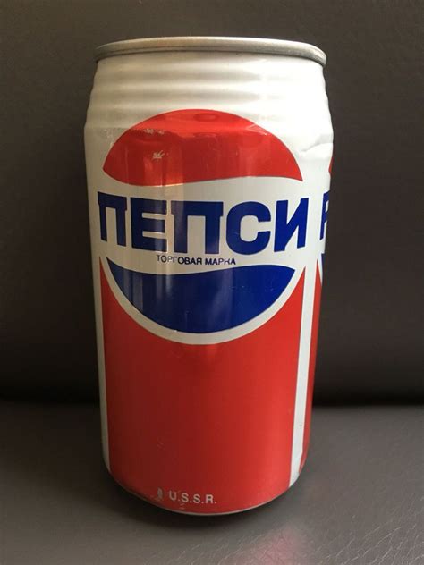 Russian Soviet Union Ussr Unopened Full Pepsi Can 12 Fl Oz Pepsi