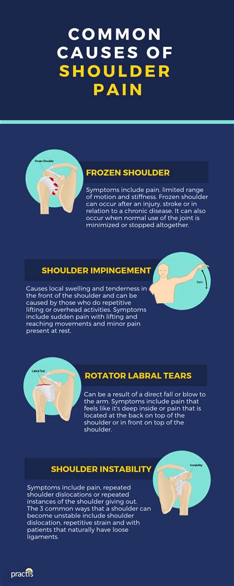 Common Causes Of Shoulder Pain Infographic Samuel Koo Md Mph
