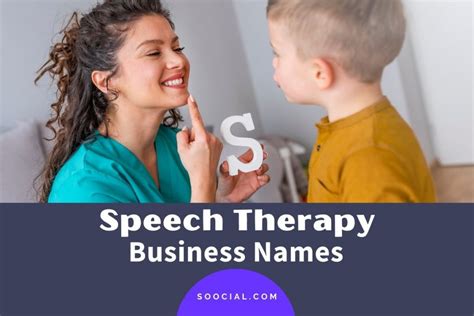 311 Speech Therapy Business Names That Surely Work Soocial
