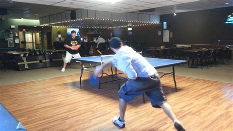 Amateur Table Tennis Match At Monessen Eagles 5 8 14 Youtube