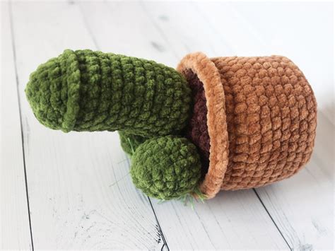 Crochet Pattern Penis Toy Cactus Penis Toy Dick Toy Crochet Etsy