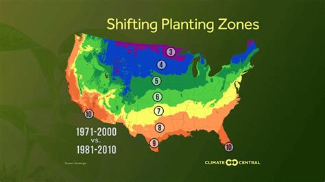 Planting Zones Moving North Climate Central