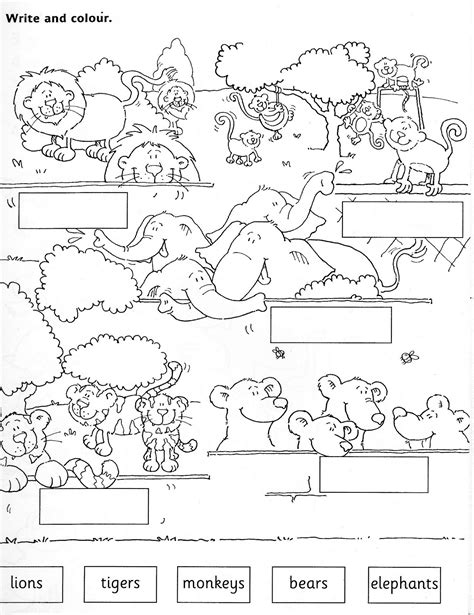 New 819 Worksheets With Zoo Animals Zoo Worksheet